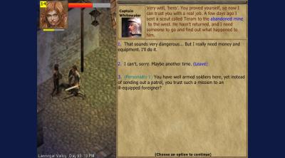 Screenshot of Exiled Kingdoms RPG