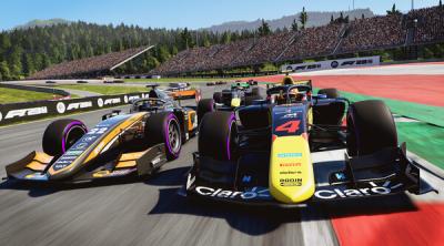 Screenshot of F1 23 and EA Sports WRC