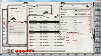 Screenshot of Fantasy Grounds