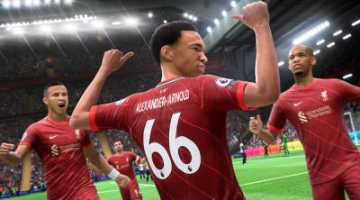 Capture d'écran de FIFA 22