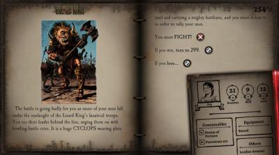 Screenshot of Fighting Fantasy Classics