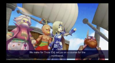 Capture d'écran de Final Fantasy IV 3D Remake