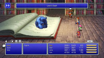 Capture d'écran de Final Fantasy V