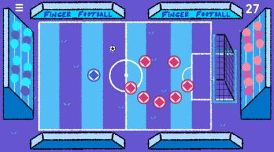 Screenshot of Finger Football: Goal in One