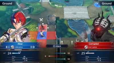 Screenshot of Fire Emblem Engage