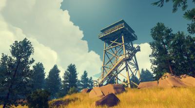 Capture d'écran de Firewatch