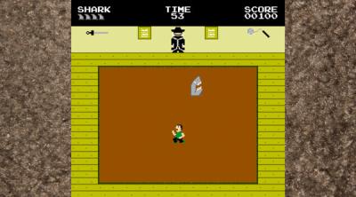 Screenshot of Fista 3-in-1 NES Pack: Carpet Shark, Plummet Challenge Game, & The Arm Wrestling Classic