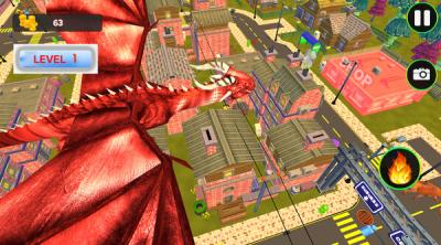 Screenshot of Fly Fly Dragon!