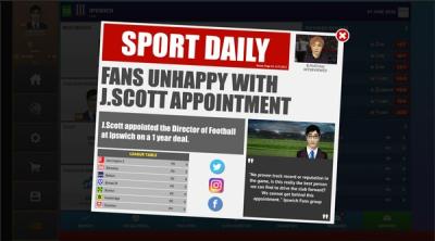Screenshot of Football Club Management 2023