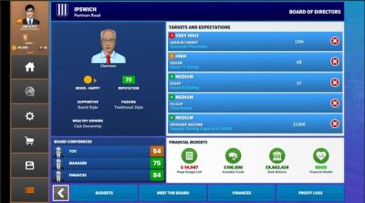 Screenshot of Football Club Management 2023