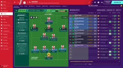 Capture d'écran de Football Manager 2020