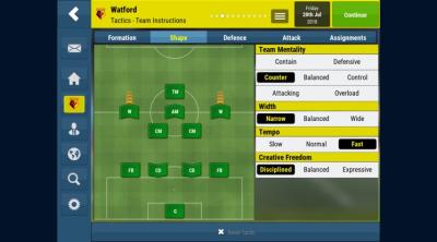Screenshot of Football Manager Mobile 2018