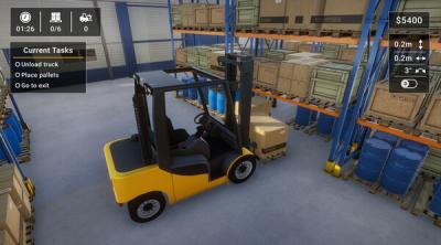 Screenshot of Forklift Simulator 2023