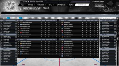 Screenshot of Franchise Hockey Manager 6