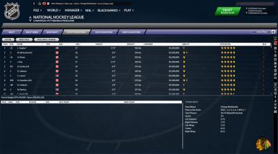 Screenshot of Franchise Hockey Manager 7