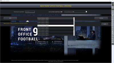 Screenshot of Front Office Football Nine