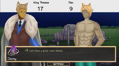 Screenshot of Furry Shakespeare: Two Incredibly Ripped, Absolutely Shredded Noble Kinsmen