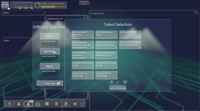 Screenshot of Game Tech Simulator