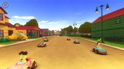 Screenshot of Garfield Kart