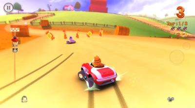 Screenshot of Garfield Kart