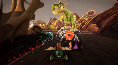 Screenshot of Gigantosaurus: Dino Kart