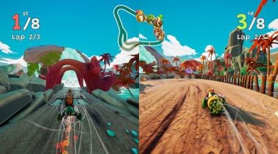 Screenshot of Gigantosaurus: Dino Kart