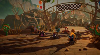 Screenshot of Gigantosaurus: Dino Kart