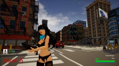 Screenshot of Girls vs Zombies