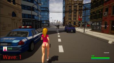 Screenshot of Girls vs Zombies