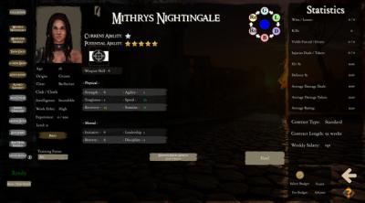 Screenshot of Gladiator Manager