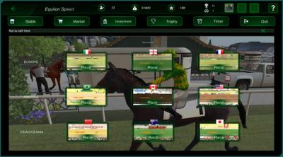 Capture d'écran de Glory Horse Racing