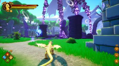 Screenshot of Glyde The Dragona - Prologue