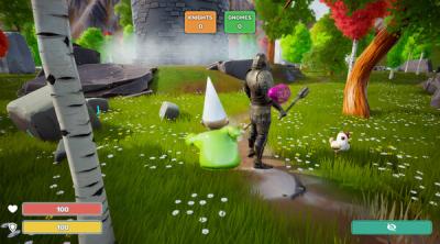 Screenshot of Gnomes vs Knights