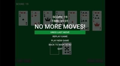 Screenshot of Golf Solitaire Simple