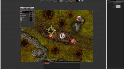 Screenshot of Gothic Virtual Tabletop