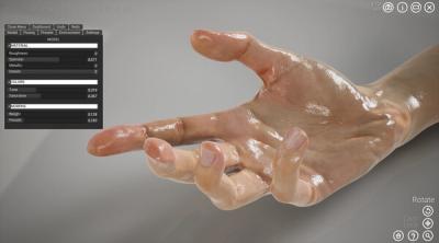 Screenshot of HAELE 3D - Hand Poser Lite