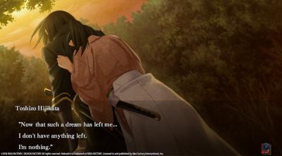 Screenshot of Hakuoki: Edo Blossoms