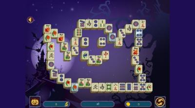 Screenshot of Halloween Night Mahjong 2