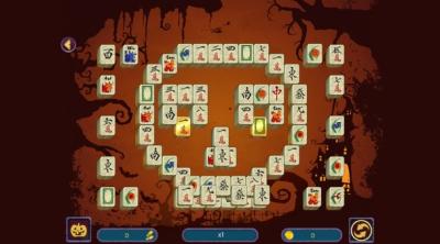 Screenshot of Halloween Night Mahjong 2