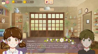 Screenshot of Hanako's Flower Shop