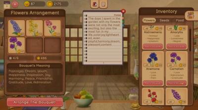 Screenshot of Hanako's Flower Shop