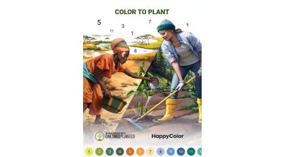Screenshot of Happy Color by Numbers Game