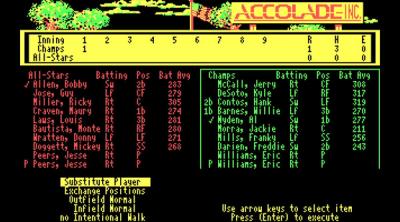 Screenshot of HardBall! + HardBall II