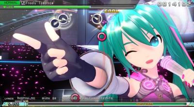 Screenshot of Hatsune Miku: Project DIVA Mega Mix+