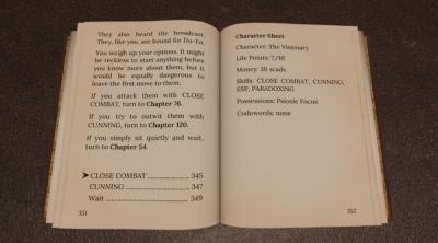 Screenshot of Heart of Ice by Dave Morris