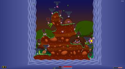 Screenshot of Hedgewars