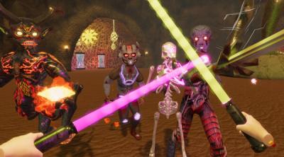 Screenshot of Hellfire Rampage VR