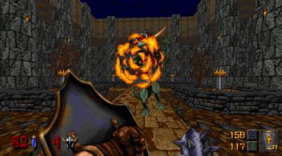 Screenshot of Heretic + Hexen