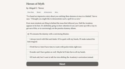 Screenshot of Heroes of Myth