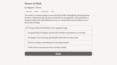 Screenshot of Heroes of Myth